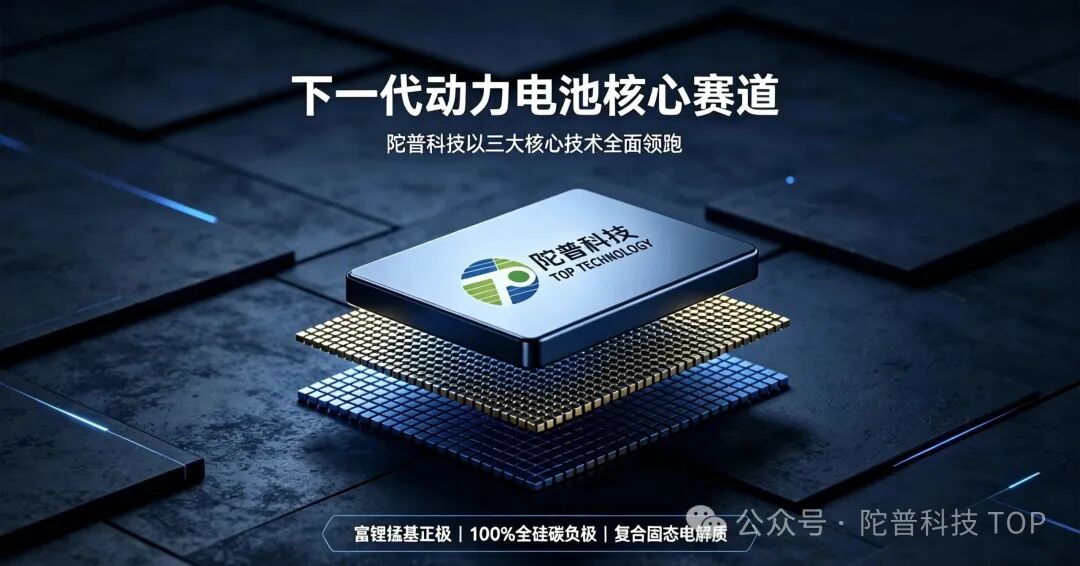 工信部定调下一代锂电，陀普科技以四大核心技术全面领跑！
